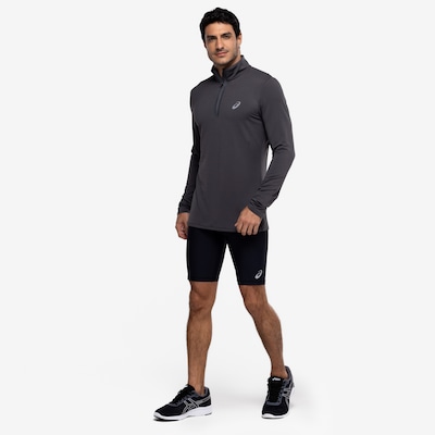 Blusão Masculino ASICS Meio Zíper Textura - Foto 4