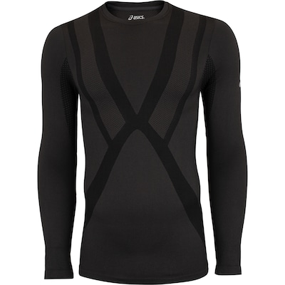 Camiseta Masculina ASICS Manga Longa Seamless - Foto 1