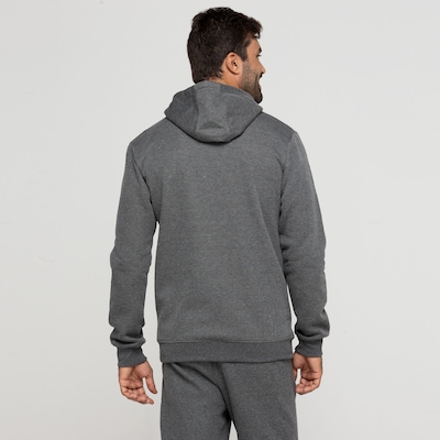 Blusa de Moletom Masculina Oxer com Capuz Canguru Bolso - Foto 3