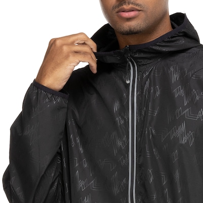 Jaqueta Corta-Vento Oxer Masculina com Capuz Packable Frequência - Foto 5