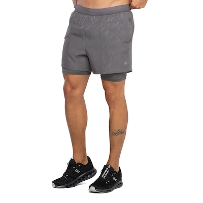 Bermuda Masculina Oxer 2 em 1 Frequência - Foto 2