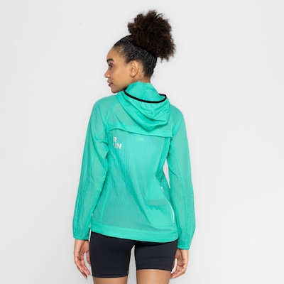 Jaqueta Corta-Vento Feminina Oxer com Capuz Run Faster Packable - Foto 3