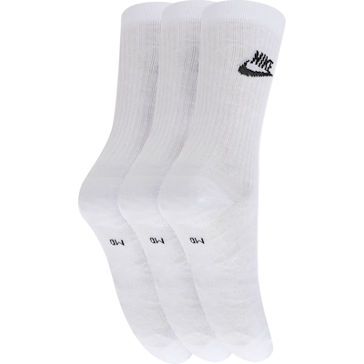 Kit de Meias Nike Sportswear Everyday Essential Crew com 3 Pares - Adulto - Foto 3