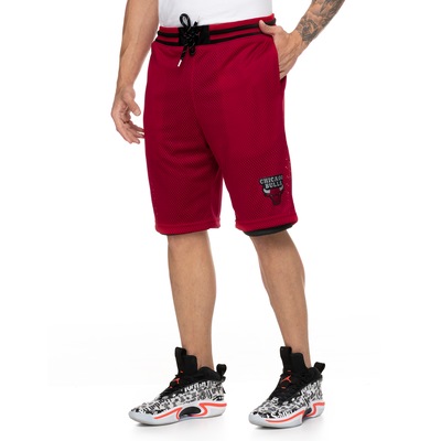Bermuda do Chicago Bulls NBA Masculina Dupla face - Foto 4