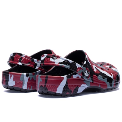 Sandália Crocs Júnior Classic Camo Clog K - Foto 4