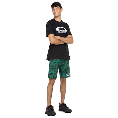 Bermuda Oakley Modelo Camo Printed Board - Masculina - Foto 5