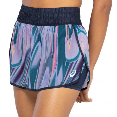 Short Saia Feminino ASICS Osaka Estampa Sumi Colo - Foto 2