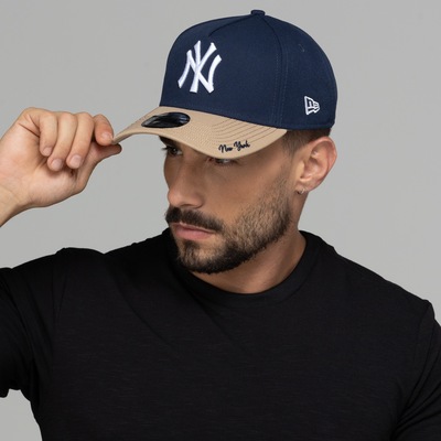 Boné Aba Curva New York Yankees MLB New Era Snapback Vacation - Adulto - Foto 2