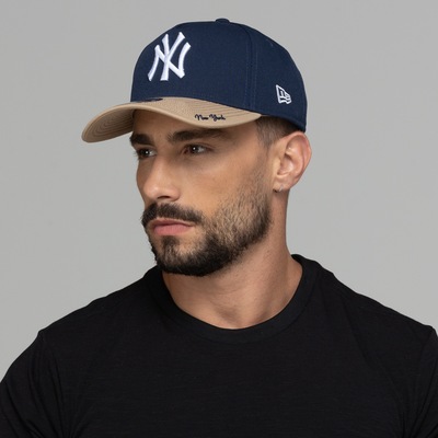 Boné Aba Curva New York Yankees MLB New Era Snapback Vacation - Adulto - Foto 3
