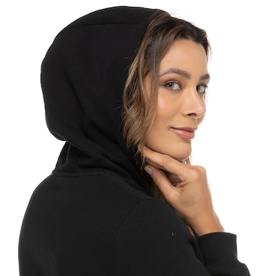 Blusa de Moletom Feminina ASICS com Capuz Canguru e Fleece - Foto 5