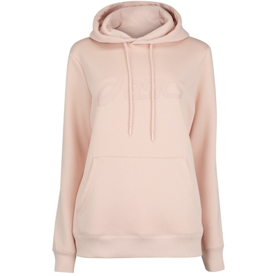 Blusa de Moletom Feminina ASICS com Capuz Canguru e Fleece - Foto 1