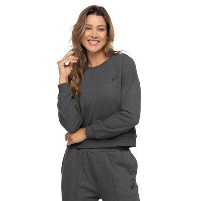 Blusa de Moletom Feminina ASICS Cropped - Foto 2