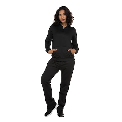 Conjunto de Agasalho Feminino Oxer Interlock Canguru - Foto 2