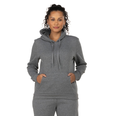 Blusa de Moletom Feminina Oxer Canguru com Capuz - Foto 2