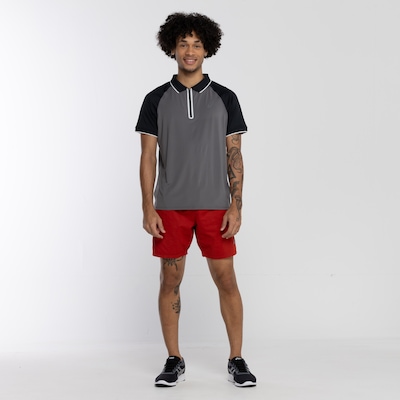 Camisa Polo Masculina ASICS Zíper Selado - Foto 4