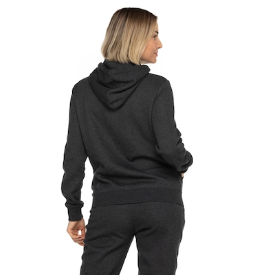 Jaqueta de Moletom Feminina ASICS com Capuz Canguru e Fleece - Foto 3