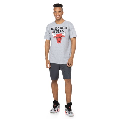 Camiseta Chicago Bulls NBA Manga Curta Estampada - Masculina - Foto 4