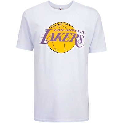 Camiseta Los Angeles Lakers NBA Estampada - Masculina - Foto 5