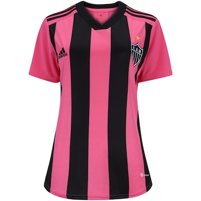 Camisa do Atlético-MG 22 Outubro Rosa adidas - Feminina - Foto 6