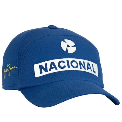 Boné Ayrton Senna Nacional Aba Curva Snapback - Infantil - Foto 5