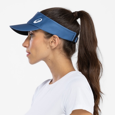 Viseira Aba Curva ASICS Strapback Básica - Adulto - Foto 2