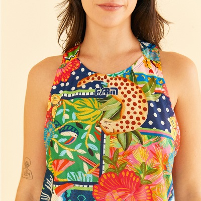 Camiseta Regata Feminina Farm Dry Fit Divertidamente - Foto 4