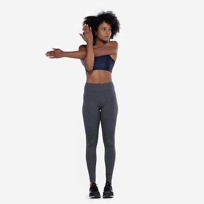 Calça Legging Feminina Oxer Campeão Slim Cós Baixo Média Compressão - Foto 5