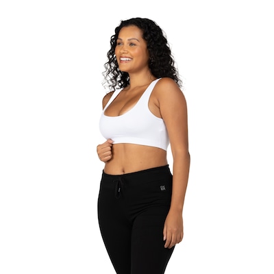 Top Fitness sem Bojo Oxer Baixa Sustentação Basic Alça Reta - Adulto - Foto 5