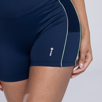 Bermuda Feminina Oxer Textura Cós Médio Média Compressão - Foto 5