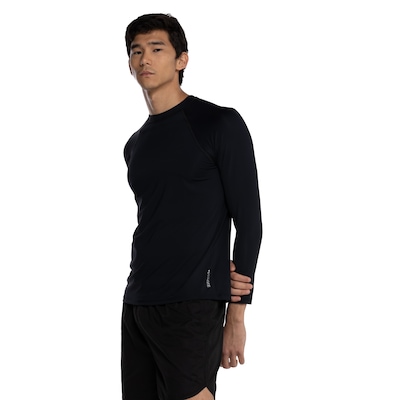 Camiseta Manga Longa Masculina Oxer com Proteção Solar UV - Foto 2