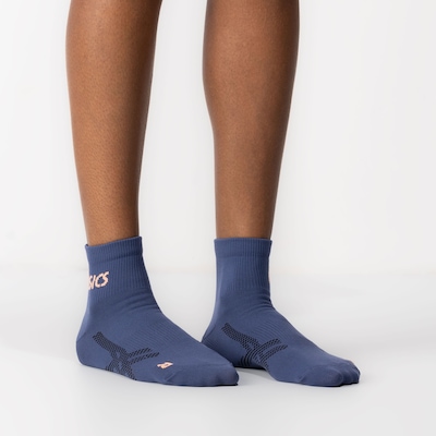 Kit de Meias ASICS Lic Cano Curto Quarter com 3 Pares - Adulto - Foto 6