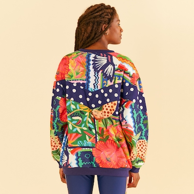Blusão Feminino Farm Oversized Divertidamente - Foto 2