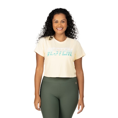 Camiseta Vestem Feminina Manga Curta Lima - Foto 2