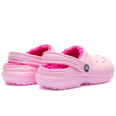 Sandália Crocs Júnior Classic Lined Clog K - Foto 5