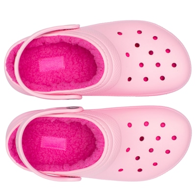 Sandália Crocs Júnior Classic Lined Clog K - Foto 6