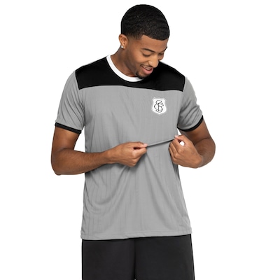 Camiseta do Santos Masculina Braziline Grasp - Foto 2