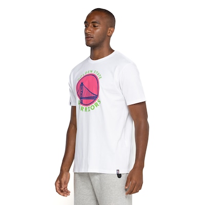 Camiseta Golden State Warrior Masculina NBA Manga Curta NB345 - Foto 2