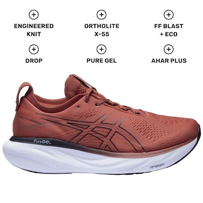 Tênis ASICS Gel-Nimbus 25 - Masculino - Foto 4
