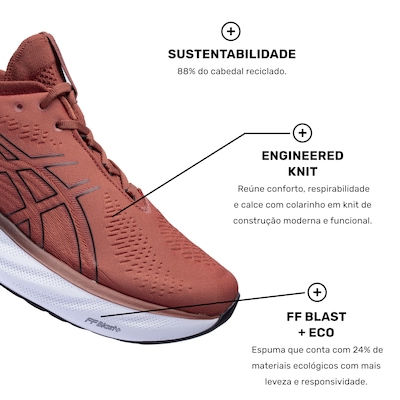 Tênis ASICS Gel-Nimbus 25 - Masculino - Foto 5