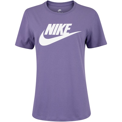 Camiseta Feminina Nike Manga Curta Sportswear Essential Icon - Foto 1