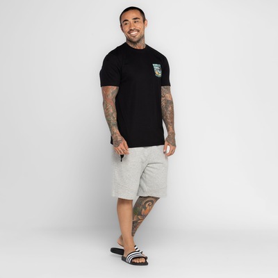 Camiseta Masculina Hurley Manga Curta Silk Skull Night - Foto 4