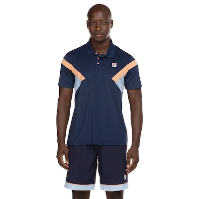 Camisa Polo Manga Curta Masculina Fila com Proteção Solar Australian - Foto 2