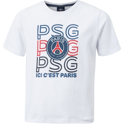 Camiseta PSG Infantil Manga Curta Premiere Ca - Foto 1