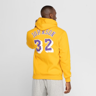 Blusão Los Angeles Lakers Masculino Mitchell & Ness com Capuz Mt354 - Foto 3