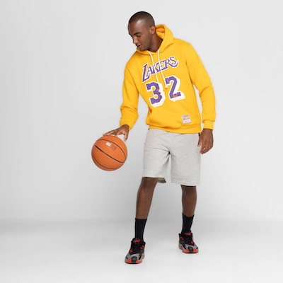 Blusão Los Angeles Lakers Masculino Mitchell & Ness com Capuz Mt354 - Foto 6