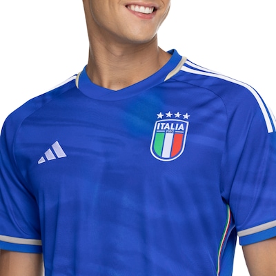 Camisa Itália I 23 adidas - Masculina - Foto 5