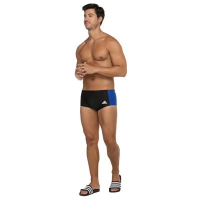 Sunga adidas Colorblock 3 Stripes - Masculina - Foto 3