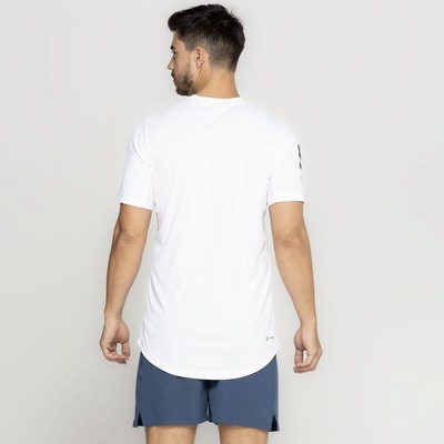 Camiseta Masculina adidas Aeroready Manga Curta Tennis Club 3 L - Foto 3