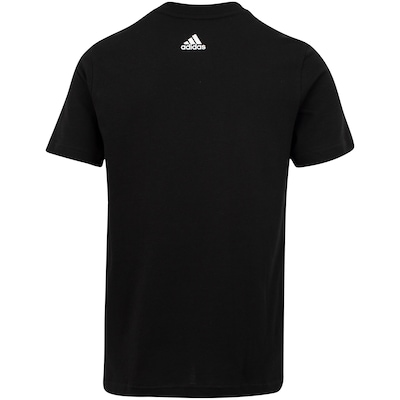 Camiseta adidas Essentials Linear Logo - Infantil - Foto 2