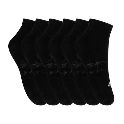 Kit de Meias adidas Cano Baixo com 6 Pares - Adulto - Foto 1